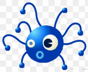 Bright Blue - Probiotic Clip Art Microorganism Image Prebiotic PNG