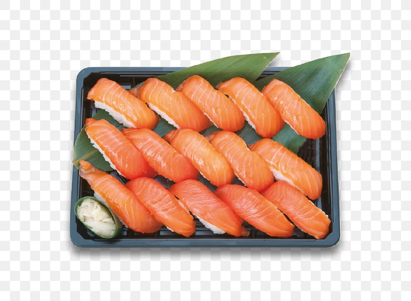 Sushi Sashimi Japanese Cuisine California Roll Smoked Salmon, PNG, 600x600px, Sushi, Asian Food, Buffet, California Roll, Carrot Download Free