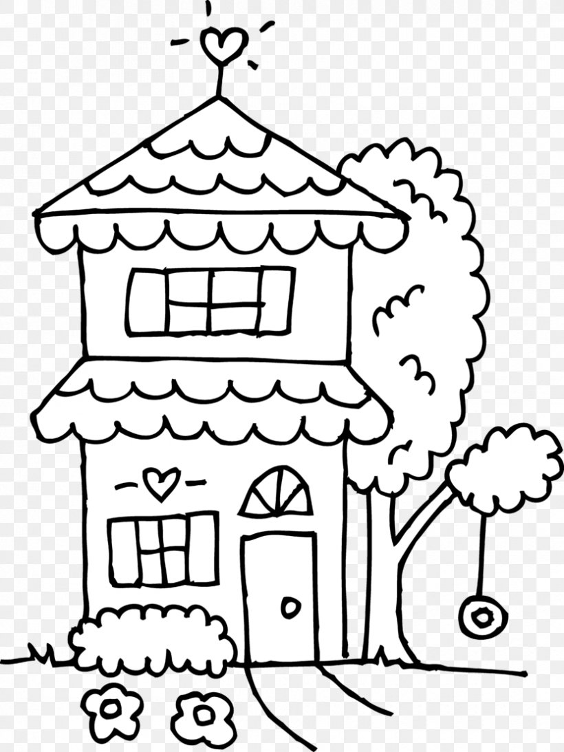 mansion clipart black and white