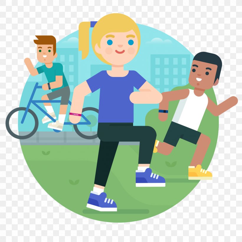 Fitbit Activity Tracker Cartoon Physical Fitness, PNG, 1200x1200px, Fitbit, Activity Tracker, Boy, Cartoon, Child Download Free