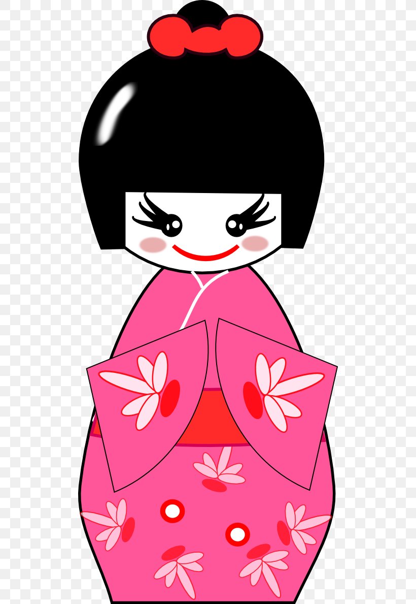 Japanese Dolls Kokeshi Clip Art, PNG, 512x1189px, Watercolor, Cartoon, Flower, Frame, Heart Download Free