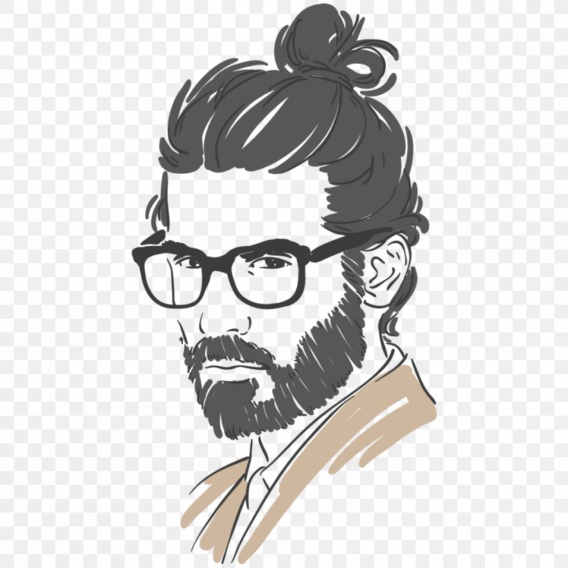 Long Hair Hair Care Male Drawing, PNG, 1000x1000px, Long Hair, Art, Beard, Braid, Bun Download Free