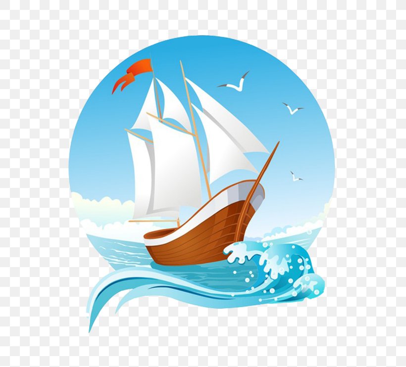 Sailing Ship Sailboat, PNG, 740x742px, Ship, Aqua, Boat, Brand, Calm Download Free