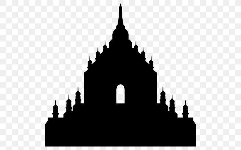 Thatbyinnyu Temple Russian Orthodox Church Icon, PNG, 512x512px, Thatbyinnyu Temple, Arch, Black And White, Building, Burma Download Free