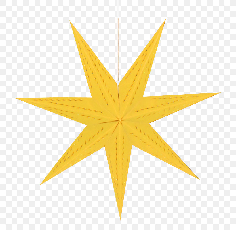 Yellow Star Symmetry, PNG, 800x800px, Watercolor, Paint, Star, Symmetry, Wet Ink Download Free