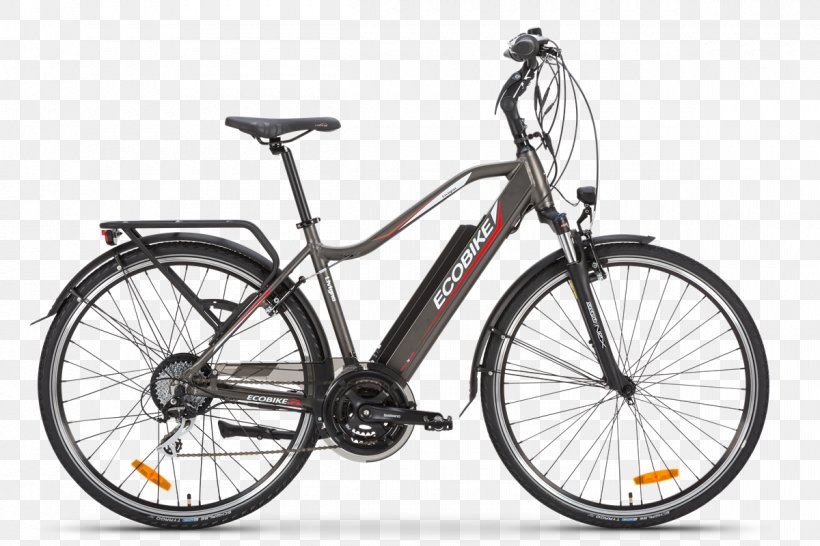 Electric Vehicle Electric Bicycle City Bicycle Touring Bicycle, PNG, 1200x800px, Electric Vehicle, Bicycle, Bicycle Accessory, Bicycle Drivetrain Part, Bicycle Frame Download Free