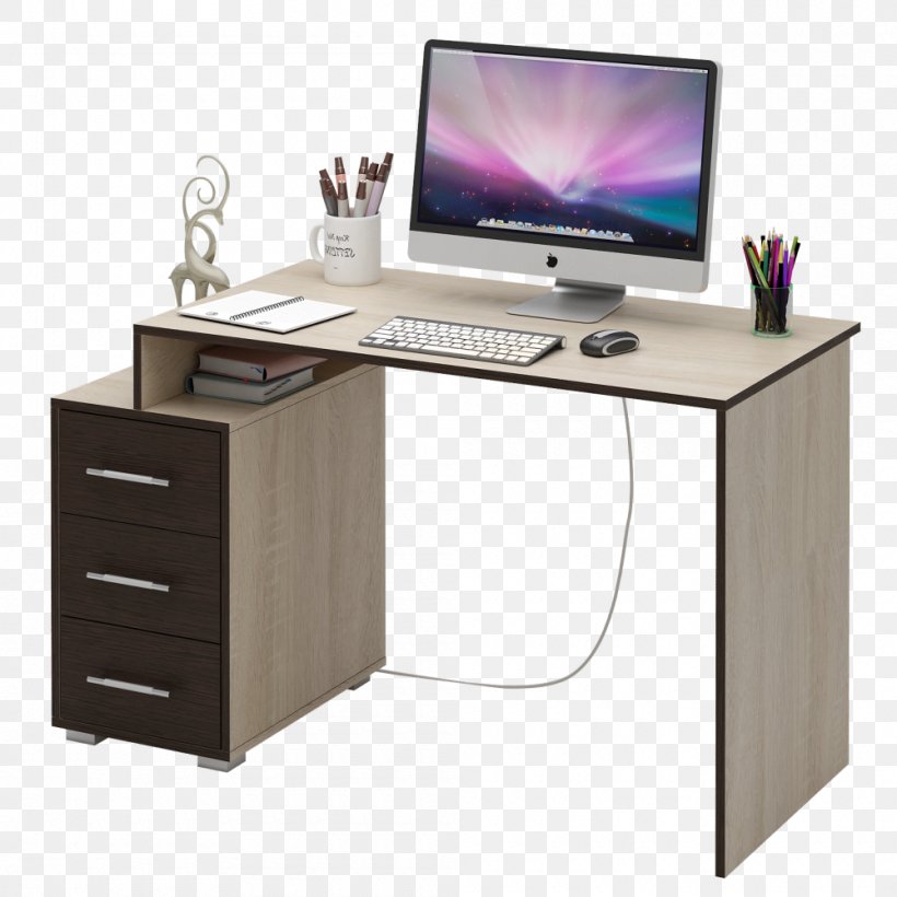 Table Computer Desk Living Room, PNG, 1000x1000px, Table, Bedroom, Computer, Computer Cases Housings, Computer Desk Download Free
