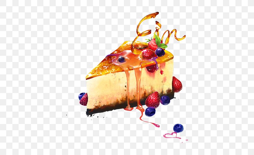 Watercolor Painting Drawing Illustrator, PNG, 500x500px, Watercolor Painting, Art, Cake, Cheesecake, Dessert Download Free