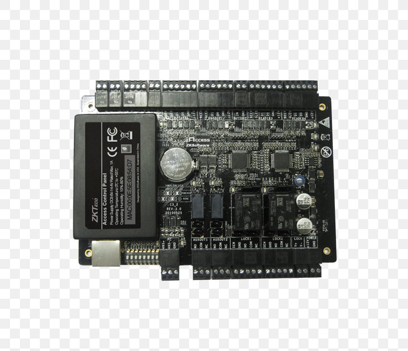 Access Control Zkteco Computer Network RS-485 Internet Protocol Suite, PNG, 705x705px, Access Control, Biometrics, Business, Circuit Component, Computer Component Download Free