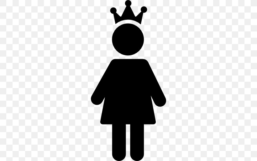 Gender Symbol Female Woman, PNG, 512x512px, Gender Symbol, Bathroom, Black, Black And White, Female Download Free