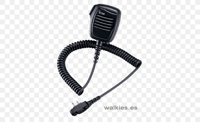 Microphone Icom Incorporated Headset Radio Very High Frequency, PNG, 500x500px, Microphone, Amateur Radio, Audio, Audio Equipment, Cable Download Free