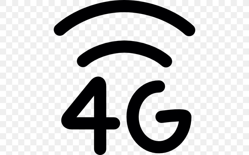 4G LTE, PNG, 512x512px, Lte, Area, Black And White, Brand, Internet Download Free