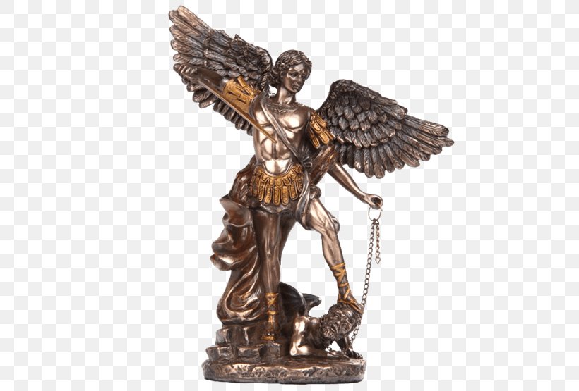 Michael Bronze Sculpture Statue Archangel, PNG, 555x555px, Michael, Angel, Archangel, Bronze, Bronze Sculpture Download Free
