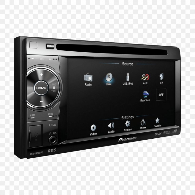 Pioneer Corporation DVD Touchscreen ISO 7736 Vehicle Audio, PNG, 1000x1000px, Pioneer Corporation, Audio Receiver, Cd Player, Compact Disc, Compressed Audio Optical Disc Download Free