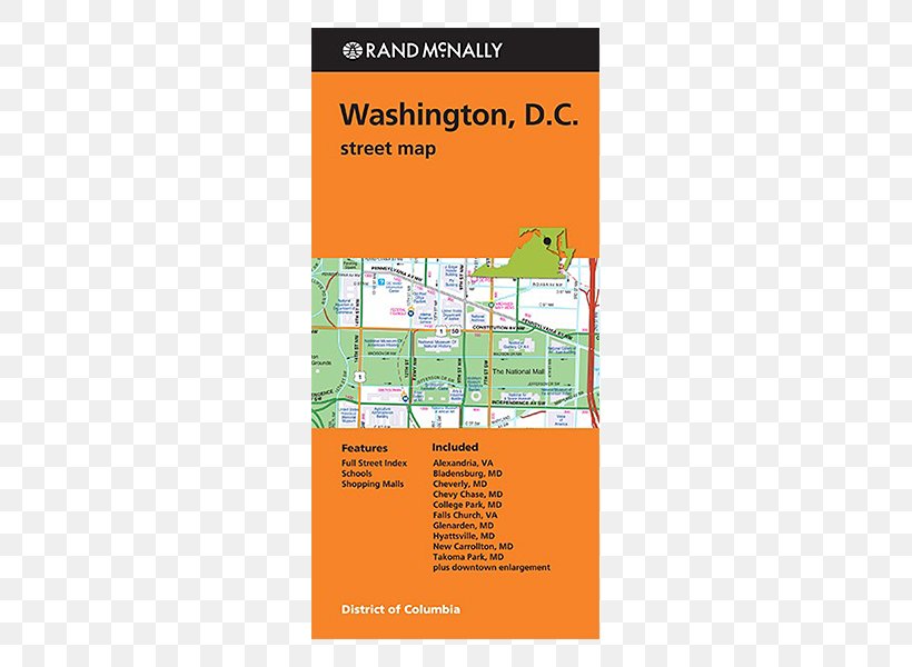 Rand McNally StreetFinder: Washington, D.C. & Vicinity Atlas, PNG, 600x600px, Washington Dc, Advertising, Atlas, Brand, Brochure Download Free