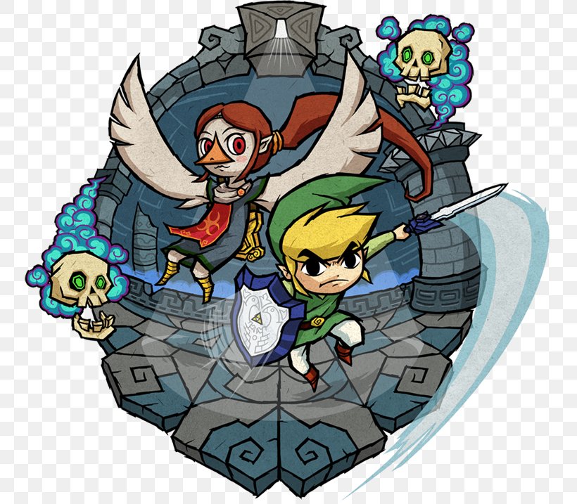 The Legend Of Zelda: The Wind Waker The Legend Of Zelda: Ocarina Of Time Link The Legend Of Zelda: Twilight Princess GameCube, PNG, 750x717px, Watercolor, Cartoon, Flower, Frame, Heart Download Free