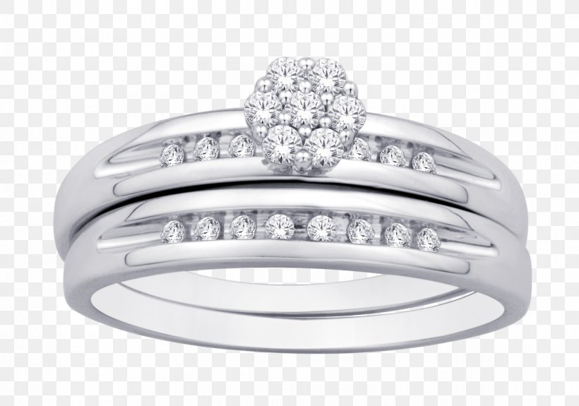 Wedding Ring 10K White Gold 1/5 Ct.tw. Diamond Bridal Ring, Adult Unisex Silver Platinum, PNG, 1200x842px, Ring, Body Jewellery, Body Jewelry, Bride, Diamond Download Free