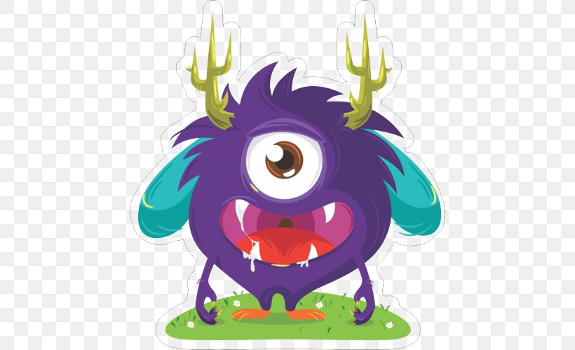 Animaatio Monster, PNG, 500x500px, Animaatio, Art, Cartoon, Drawing, Fictional Character Download Free