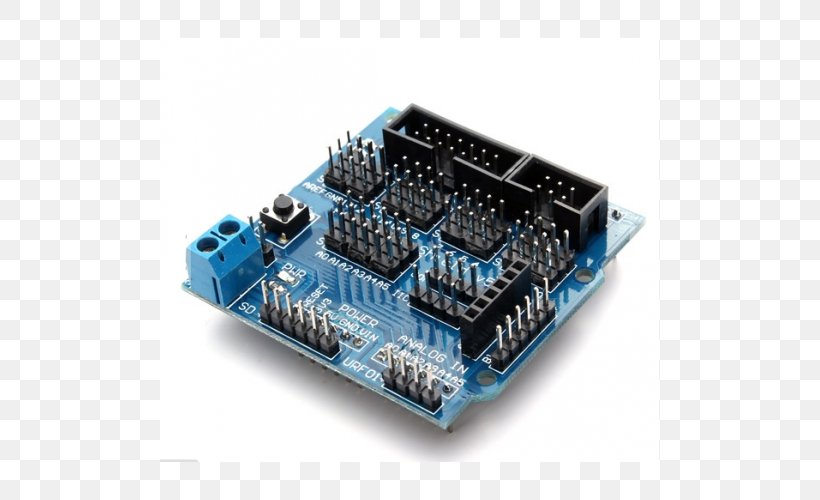 Arduino Expansion Card Sensor Motherboard ESP8266, PNG, 500x500px, Arduino, Adapter, Atmel Avr, Circuit Component, Circuit Prototyping Download Free