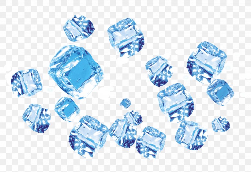 Ice Cube Water Drink, PNG, 2551x1750px, Ice, Blue, Body Jewelry, Concepteur, Crystal Download Free