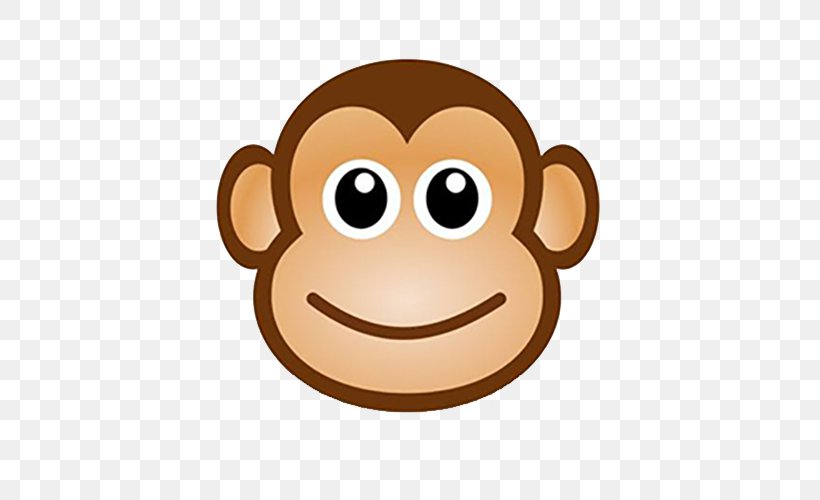 Monkey Cartoon Drawing Chimpanzee Clip Art, PNG, 500x500px, Chimpanzee, Animal, Baby Monkeys, Cartoon, Clip Art Download Free