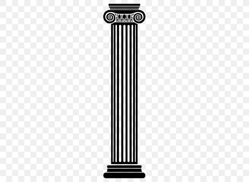 Column Silhouette Wall, PNG, 600x600px, Column, Adhesive, Ancient Roman Architecture, Architecture, Drawing Download Free