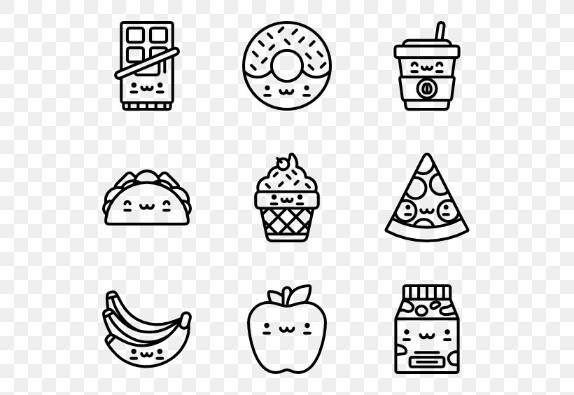 Food, PNG, 600x564px, Food, Area, Black, Black And White, Character Download Free