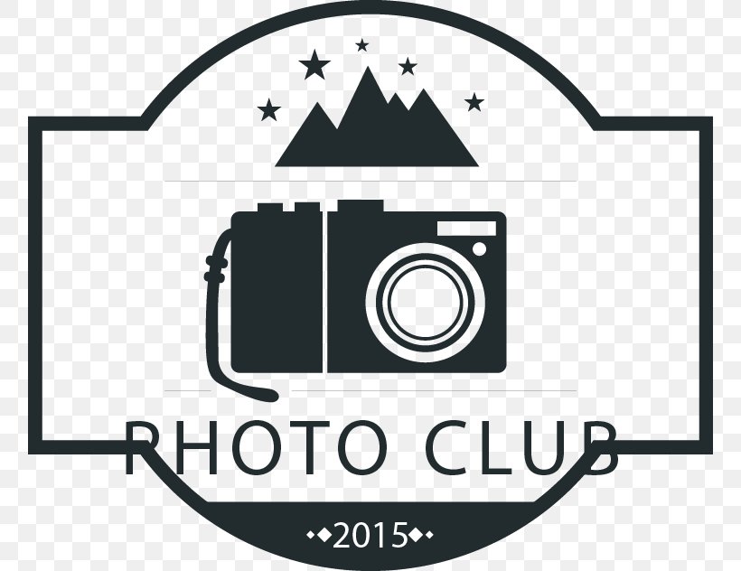 Creative Photography Logo Vector Material, PNG, 758x632px, Logo, Area, Black And White, Brand, Creativity Download Free