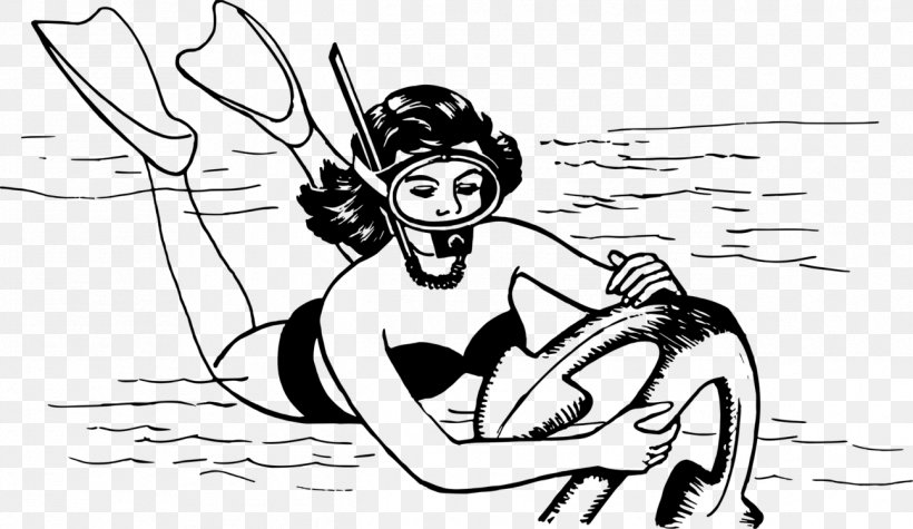 Underwater Diving Scuba Diving Scuba Set Snorkeling, PNG, 1294x750px, Underwater Diving, Arm, Art, Blackandwhite, Cartoon Download Free