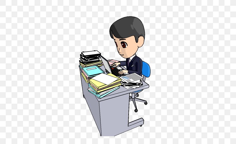 Cartoon Office Supplies Communication, PNG, 500x500px, Cartoon, Animated Cartoon, Behavior, Communication, Homo Sapiens Download Free