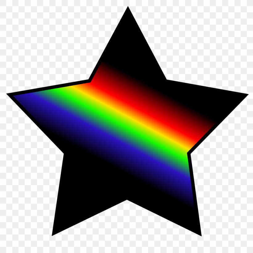 Rainbow Star, PNG, 1280x1280px, Rainbow, Color, Line Art, Public Domain, Rainbow Flag Download Free