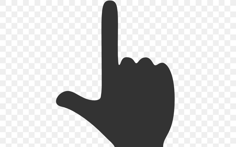 Index Finger Pointer, PNG, 512x512px, Index Finger, Black, Black And White, Computer Software, Cursor Download Free