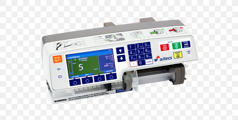 Medical Equipment Syringe Driver Infusion Pump Intravenous Therapy, PNG, 622x415px, Medical Equipment, Baxter International, Becton Dickinson, Communication, Drug Download Free
