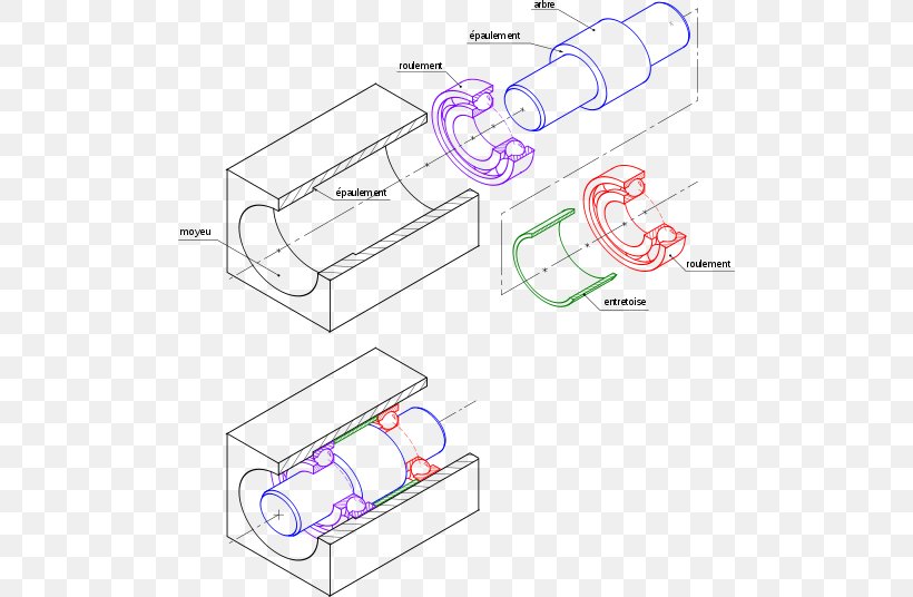 Rolling-element Bearing Linkage Engineering Fit Formstück, PNG, 500x536px, Rollingelement Bearing, Area, Artwork, Assembly, Axle Download Free