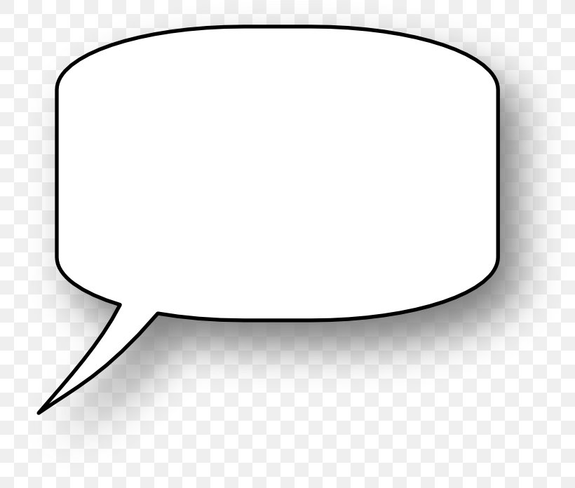 Speech Balloon Text Clip Art, PNG, 800x696px, Speech Balloon, Black And White, Lettering, Megabyte, Rectangle Download Free
