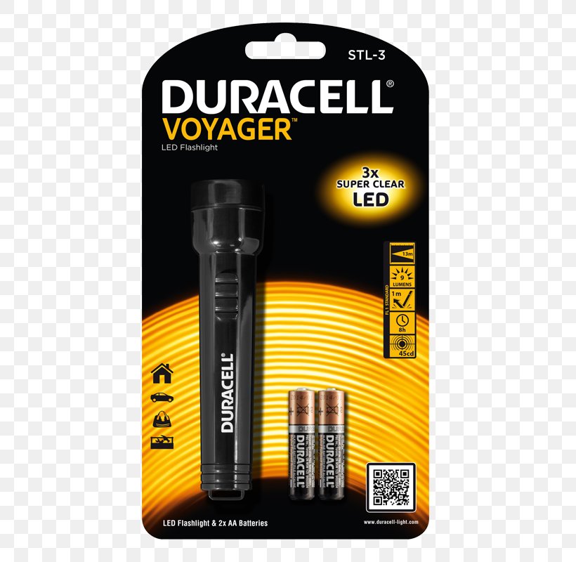 Duracell Voyager Torch with Batteries 