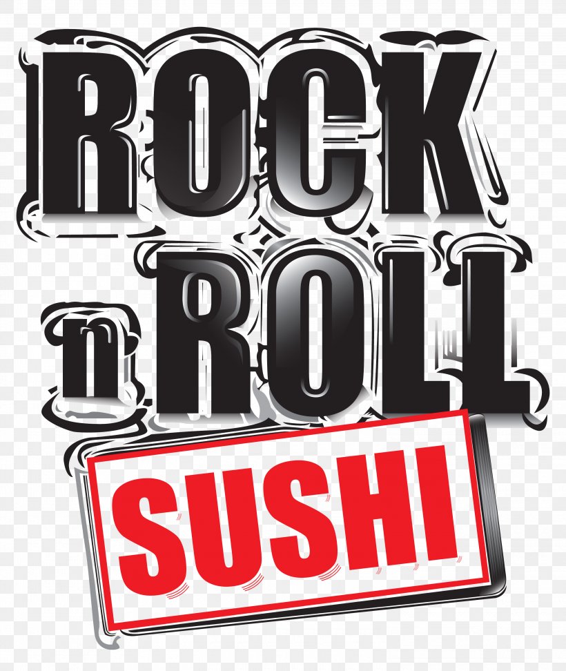 Logo Rock N Roll Sushi Brand Clip Art, PNG, 3000x3558px, Logo, Area, Brand, Foley, Signage Download Free