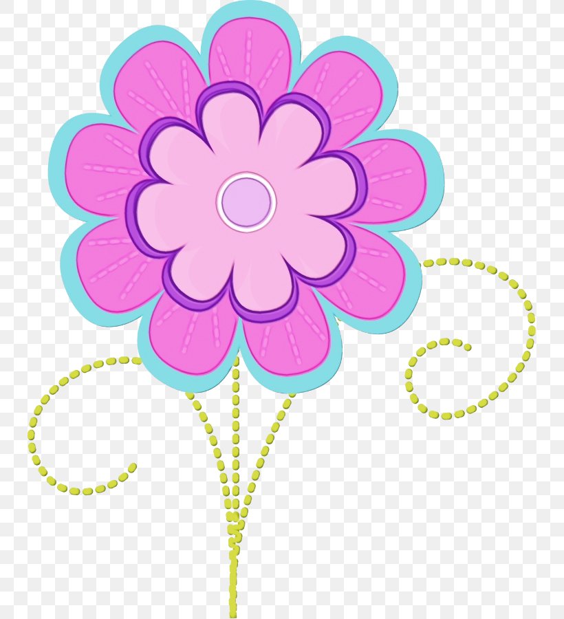 Pink Petal Plant Flower Cut Flowers, PNG, 739x900px, Watercolor, Cut Flowers, Flower, Paint, Petal Download Free