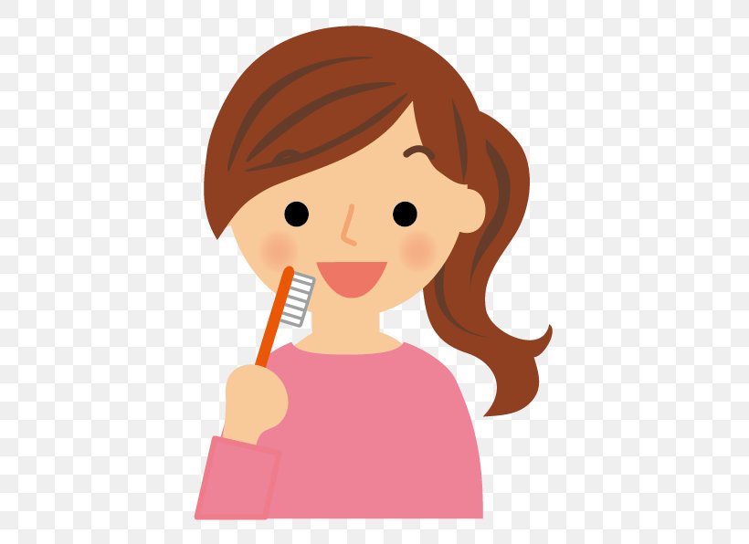 Tooth Cartoon, PNG, 596x596px, Tooth Brushing, Animation, Brown Hair, Cartoon, Cheek Download Free