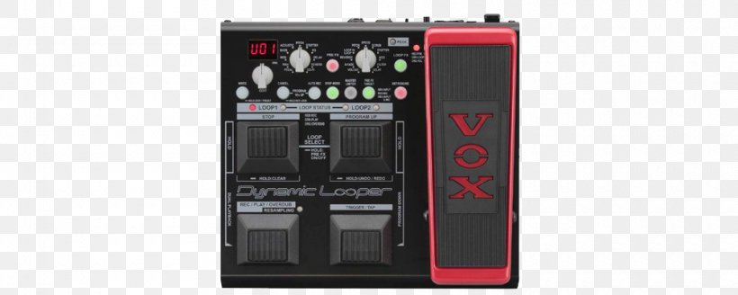 Effects Processors & Pedals VOX VDL1 VOX Lil' Looper Guitar, PNG, 1000x400px, Watercolor, Cartoon, Flower, Frame, Heart Download Free