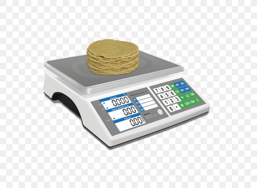 Measuring Scales FERREOMAR Bascule Machine Corn Tortilla, PNG, 600x600px, Measuring Scales, Bascule, Corn Tortilla, Hardware, Kitchen Scale Download Free