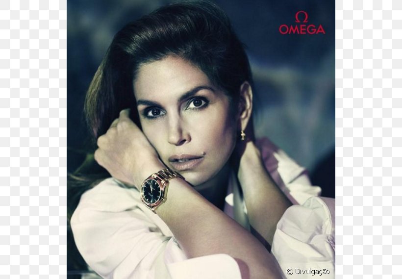 Cindy Crawford Omega Speedmaster Omega SA Watch Fashion, PNG, 790x569px, Watercolor, Cartoon, Flower, Frame, Heart Download Free