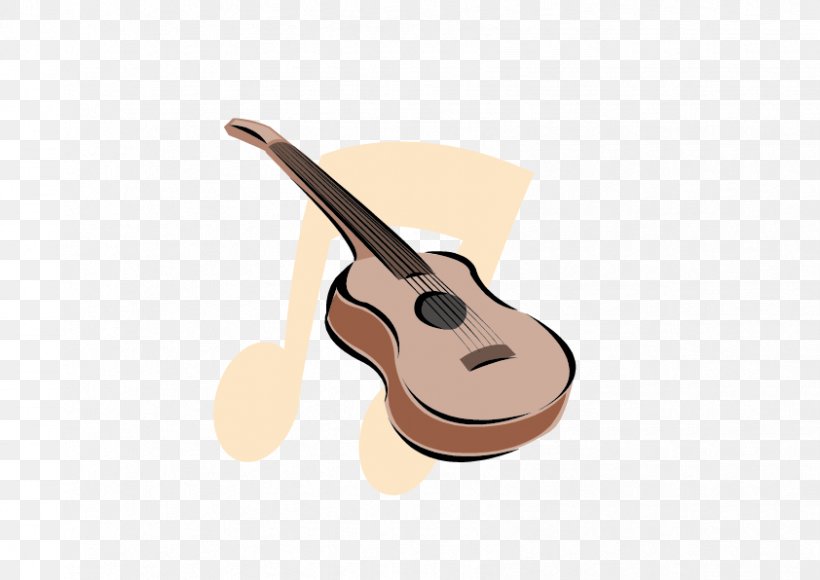 Guitar Violin Musical Note, PNG, 842x596px, Watercolor, Cartoon, Flower, Frame, Heart Download Free