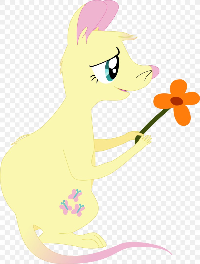 Horse Fluttershy Pony Yellow Cat, PNG, 1939x2550px, Watercolor, Cartoon, Flower, Frame, Heart Download Free
