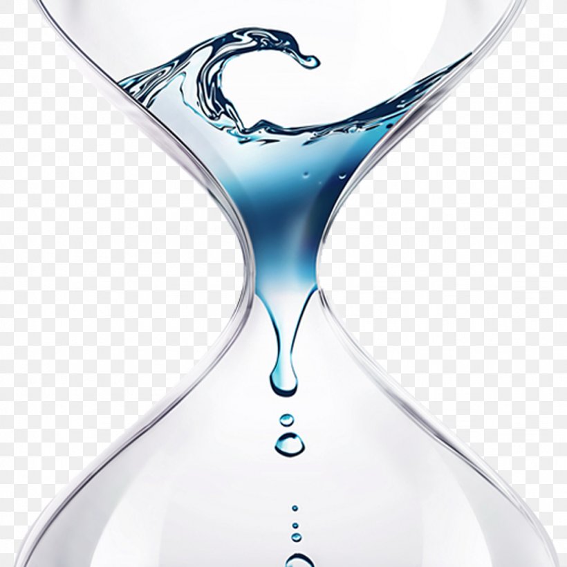 Hourglass Water Stock Photography, PNG, 1024x1024px, Hourglass, Barware, Drinkware, Glass, Liquid Download Free