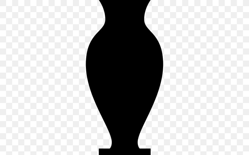 Vase Artifact Silhouette, PNG, 512x512px, Vase, Artifact, Black And White, Neck, Silhouette Download Free