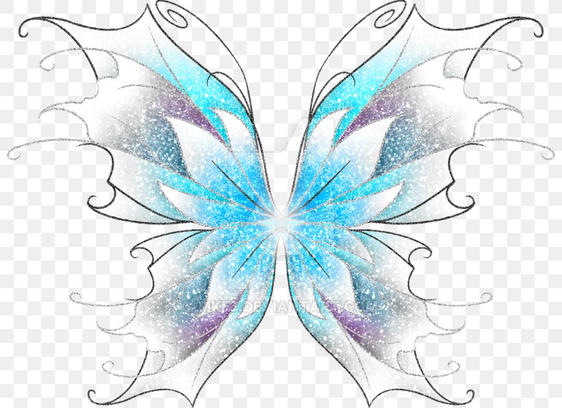 Butterfly Fairy Pattern, PNG, 800x595px, Butterfly, Art, Butterflies And Moths, Drawing, Fairy Download Free