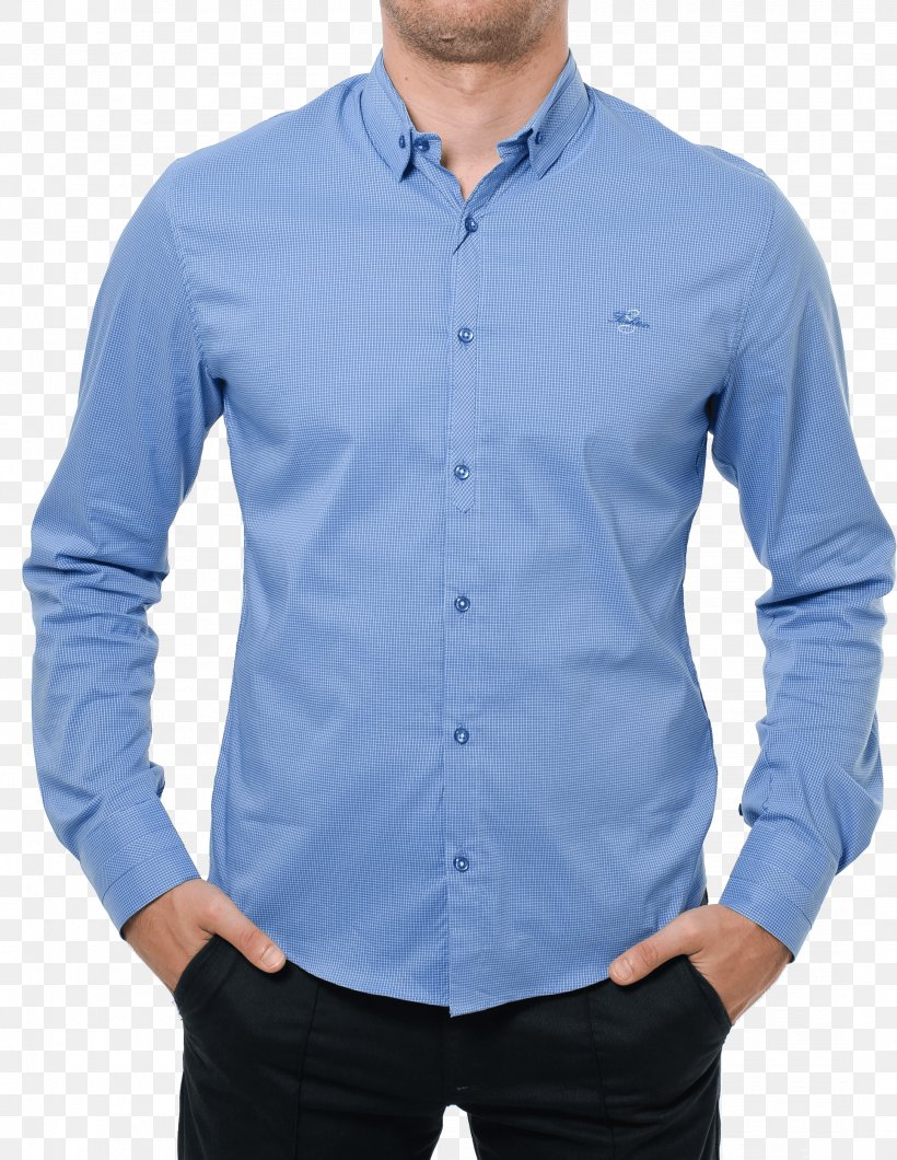 T-shirt Dress Shirt Clothing, PNG, 2169x2804px, T Shirt, Blue, Button, Clothing, Cobalt Blue Download Free