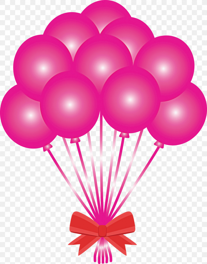 Balloon, PNG, 2349x3000px, Balloon, Magenta, Party, Party Supply, Pink Download Free