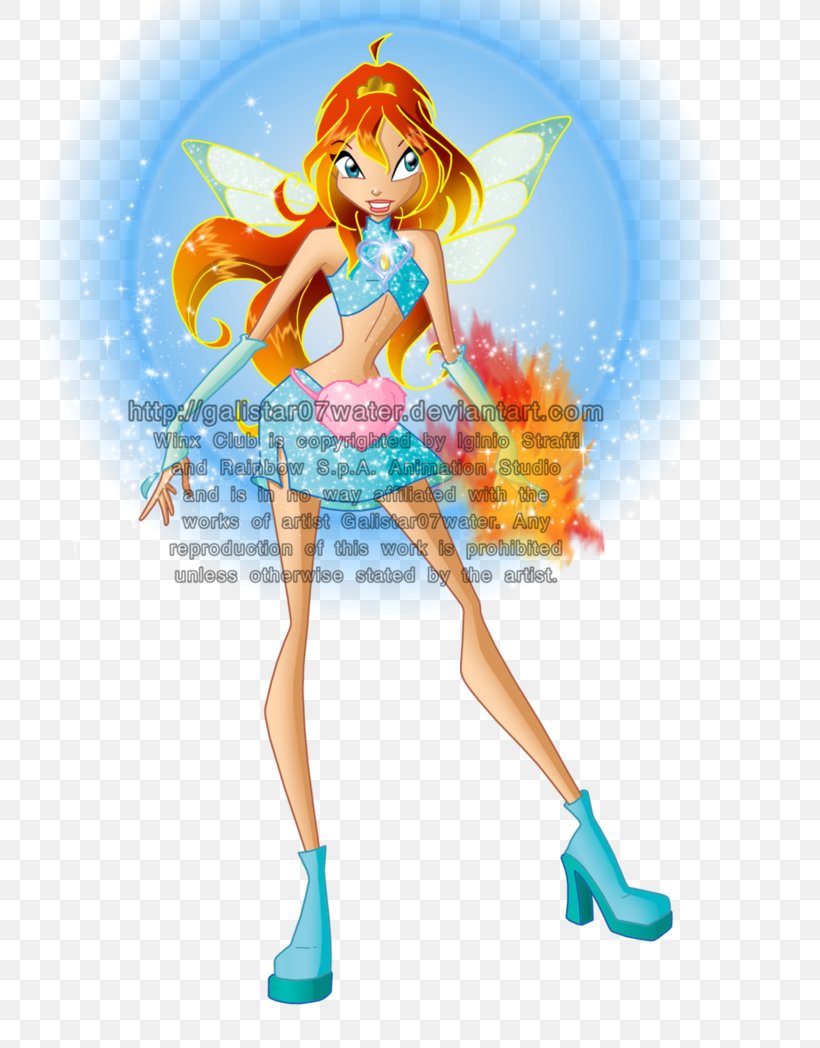 Fairy Bloom Magic Winx Club, PNG, 762x1048px, Watercolor, Cartoon, Flower, Frame, Heart Download Free